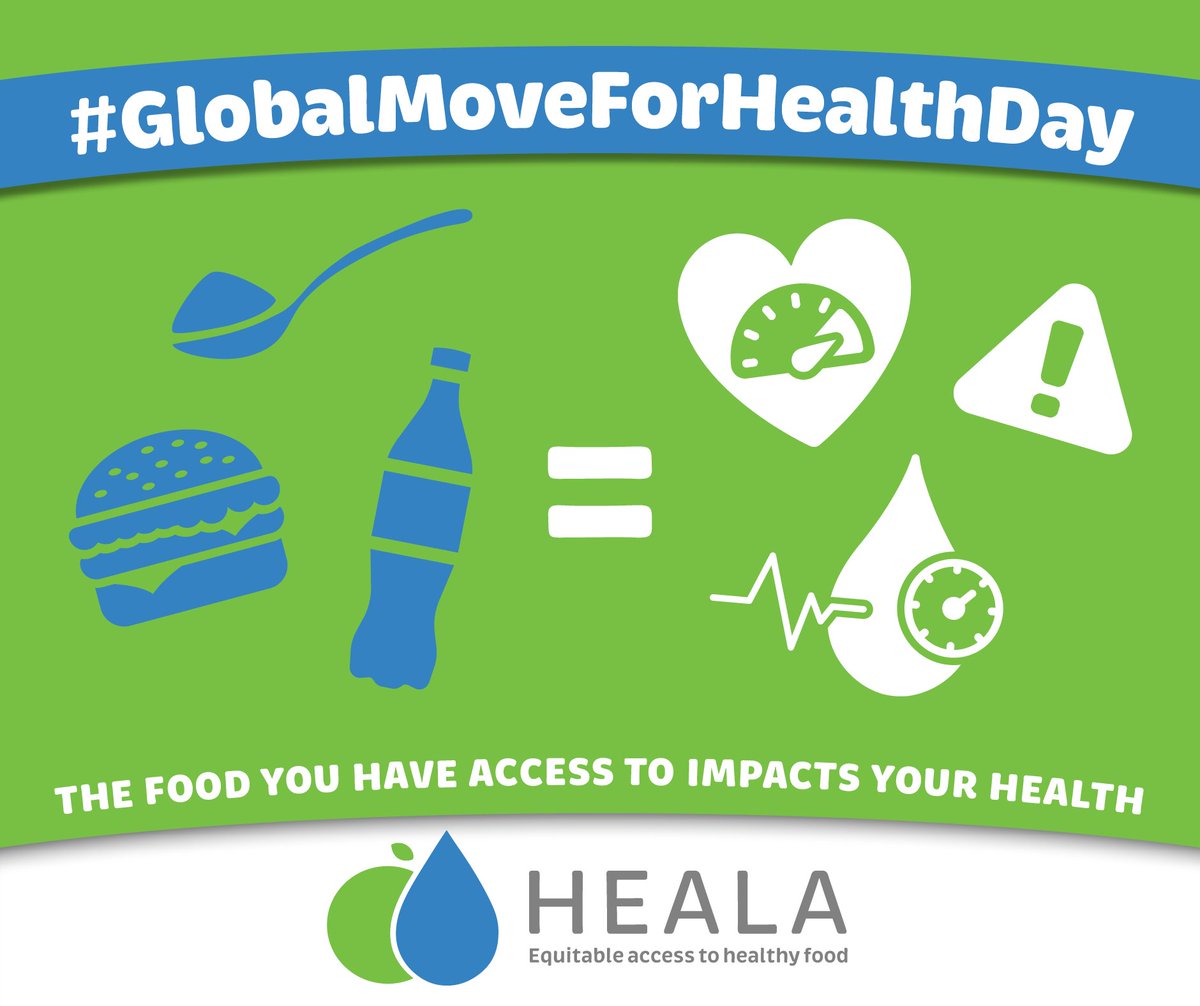 heala_SA's tweet photo. Your #diet has a direct impact on your health! Did you know that the following health conditions can be caused by poor nutrition?
-being #overweight or obese
-high blood pressure
-high cholesterol
-heart disease and strokes
-type-2 #diabetes
#GlobalMoveForHealthDay https://t.co/CPoNaCB3Hd