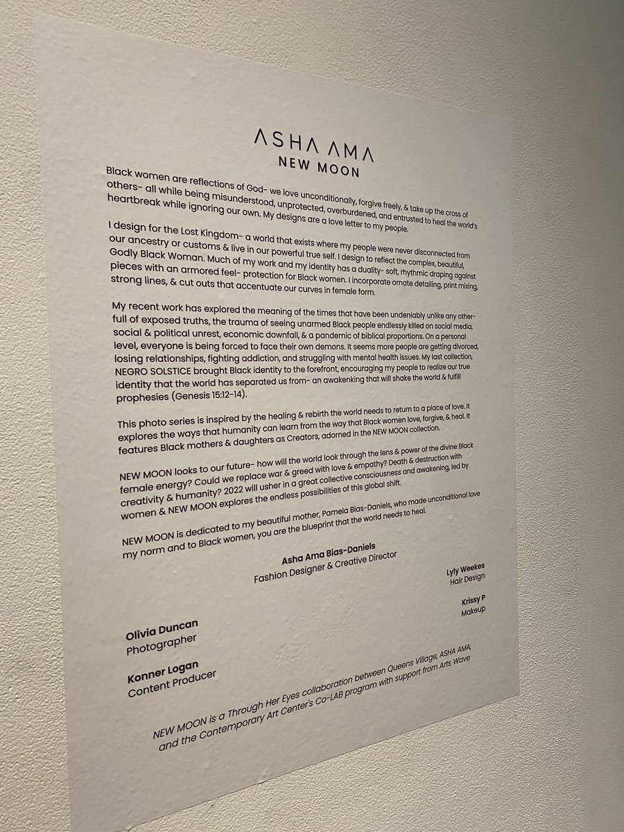 .<a href="/ashaama/">ASHA AMA</a>’s New Moon exhibit is open at the <a href="/CincyCAC/">CAC</a>. We have a look at the inspiration behind the fashion on Good Morning Cincinnati.