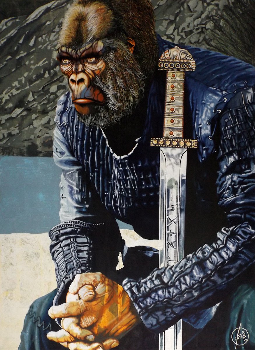 🦍 Happy Monday Gorilla's !

Wish you a good week with another sneakpeak from The Original Collection !

Do you know who is it ? ⚔️

#NFTs #NFTartists #ETH #NFTGiveaway #TGFNFT #huguesamblard #VIKING  #Ragnar