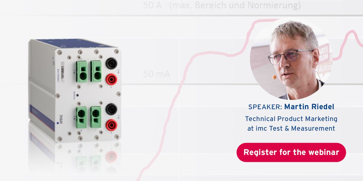 Join our free webinar about current measurement on vehicle electrical system components - get more information about the agenda and register here: bit.ly/3sovILw #webinar #emobility #testing #daq