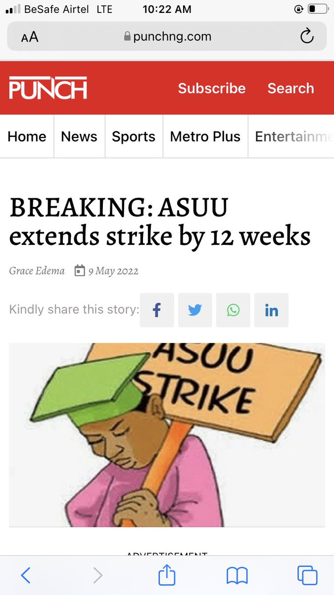 Wizzypaid's tweet photo. Don’t say anything. Just retweet #ASUU #EndASUUStrike Retweet Agressively. If you are around Unilag, join them.  The security operatives there are for protection and not to harm you. We are Tired of this FG, please Asuu and it’s members. https://t.co/mNSDxlPUeh