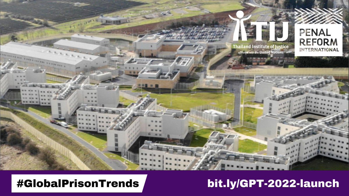 Globally, crime rates are not rising – yet, many countries continue to build new and bigger prisons. 

Find out how much prison capacities are increasing at the launch of #GlobalPrisonTrends 2022:
📅11 May at 15.00 CEST

Register here: bit.ly/GPT-2022-event