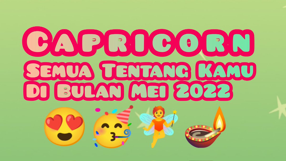 ria54940941's tweet photo. CAPRICORN Mei 2022 "semua tentang kamu"
Youtube channel : sidra 7 tarot
https://t.co/gRMZ84kXri https://t.co/HYnAC4ctUA