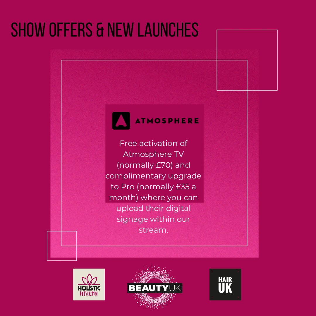 HairUKShow's tweet photo. We have some more fantastic show offers and new launches for you. Swipe across to see ➡️

More to be announced soon, head to our website for the daily updates! https://t.co/3Payz9IVMb https://t.co/SYk9lI241x