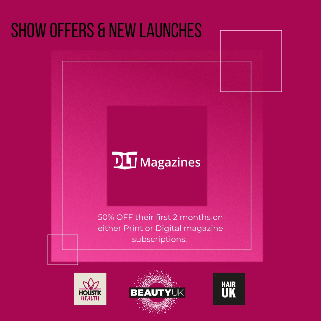 HairUKShow's tweet photo. We have some more fantastic show offers and new launches for you. Swipe across to see ➡️

More to be announced soon, head to our website for the daily updates! https://t.co/3Payz9IVMb https://t.co/SYk9lI241x