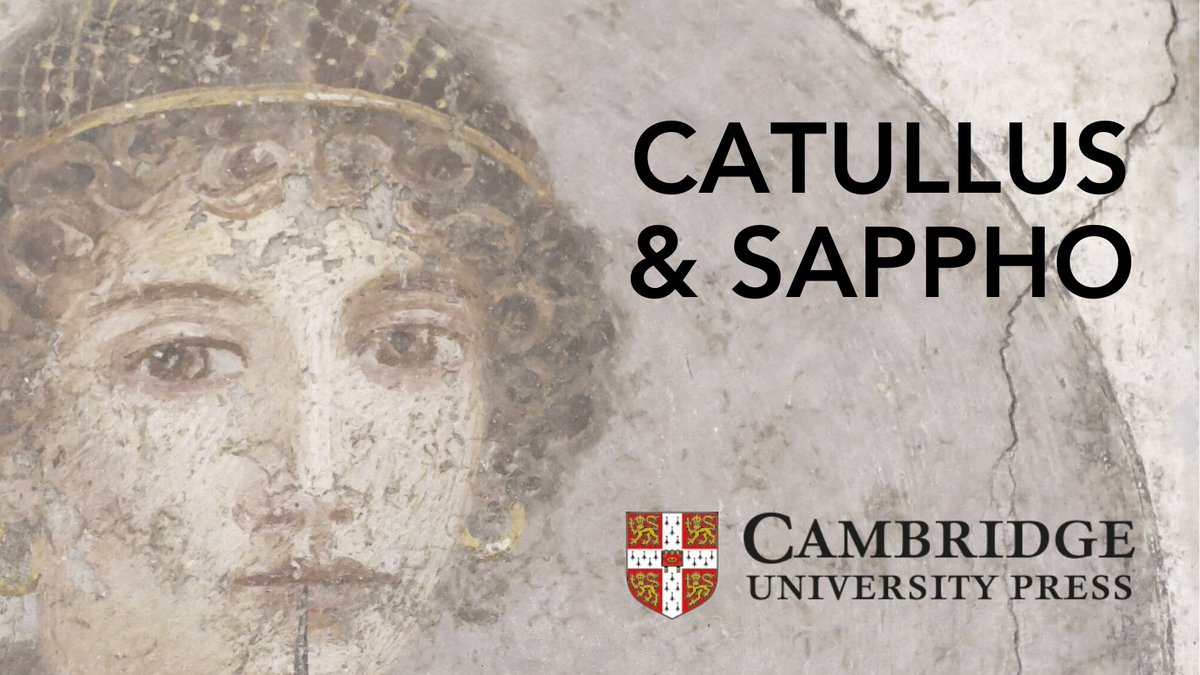CambUP_Classics's tweet image. Explore a selection of free chapters and articles from Cambridge Books and Journals on #Catullus and #Sappho: ✅🏛️ ow.ly/2ZAE50IZZJp

Access until end of June 2022. @Classical_Assoc @CamClassics @Hellenic_Soc #ClassicalStudies