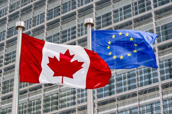 Canada2EU's tweet photo. Happy #EuropeDay to our EU friends.

#DYK the EU’s oldest formal relationship with any industrialised country is with Canada, dating back to our 1st #CanadaEU agreement signed in 1959!

🇨🇦🇪🇺 = strategic partners https://t.co/Yl6XANOy5t