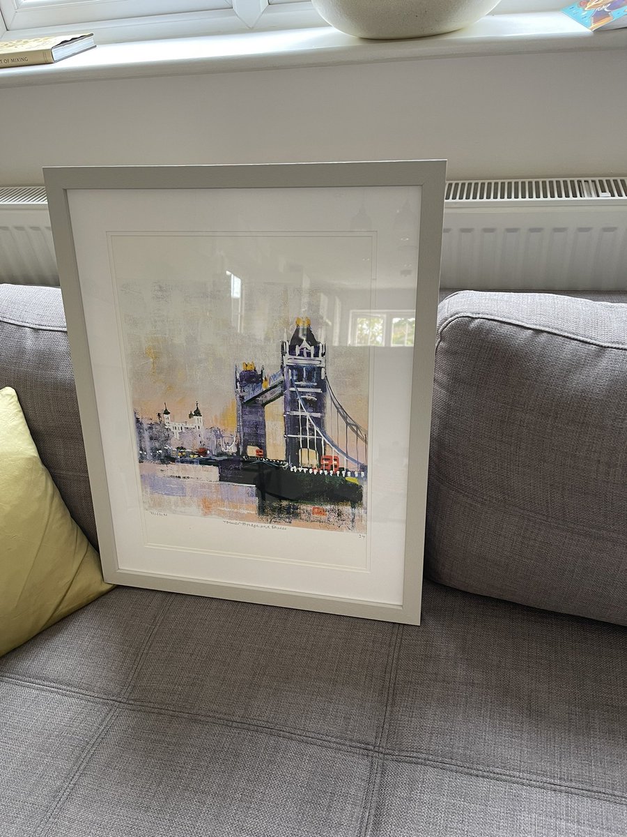 Another fantastic London Limited Edition Print ready to go to its new home. #newart #artwork #limitededitionprints #londonart #contemporaryart #colinruffle