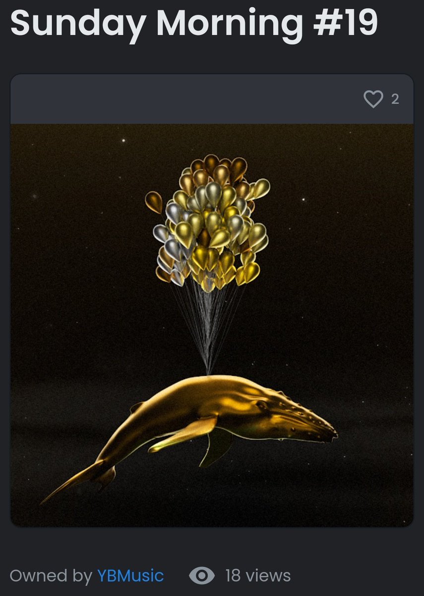 YBILLIONAIRE_ID's tweet photo. The First NFT Royalties 🎧 In The World @netramusic 

Yeah #SundayMorning 
Gold #19 &amp; Legend #133 

This song was composed by @tohpati in 2022.

There are only 3 gold &amp; 10 legends in the world, So Fck Rare 😎
Listen To Earn 💰 

#netra.live #netramusic
#nft #nfts #music
#Tohpati https://t.co/Ip1b01Qd7I