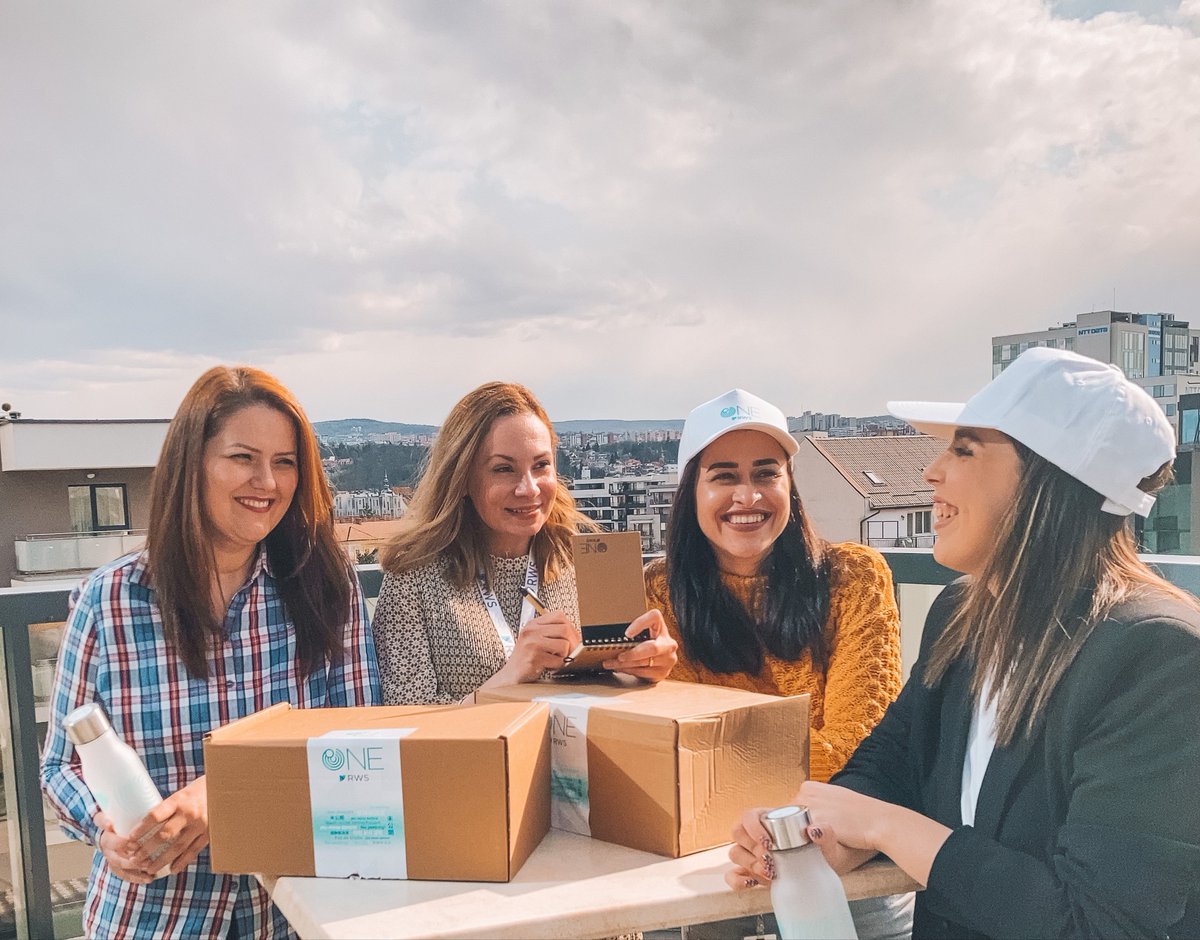 RWSGroup's tweet photo. To kick-start the week on a high, we're excited to share with you some of our colleagues enjoying their new #OneRWS items!
Have a great week ☺️ https://t.co/1ZDFd96yaN