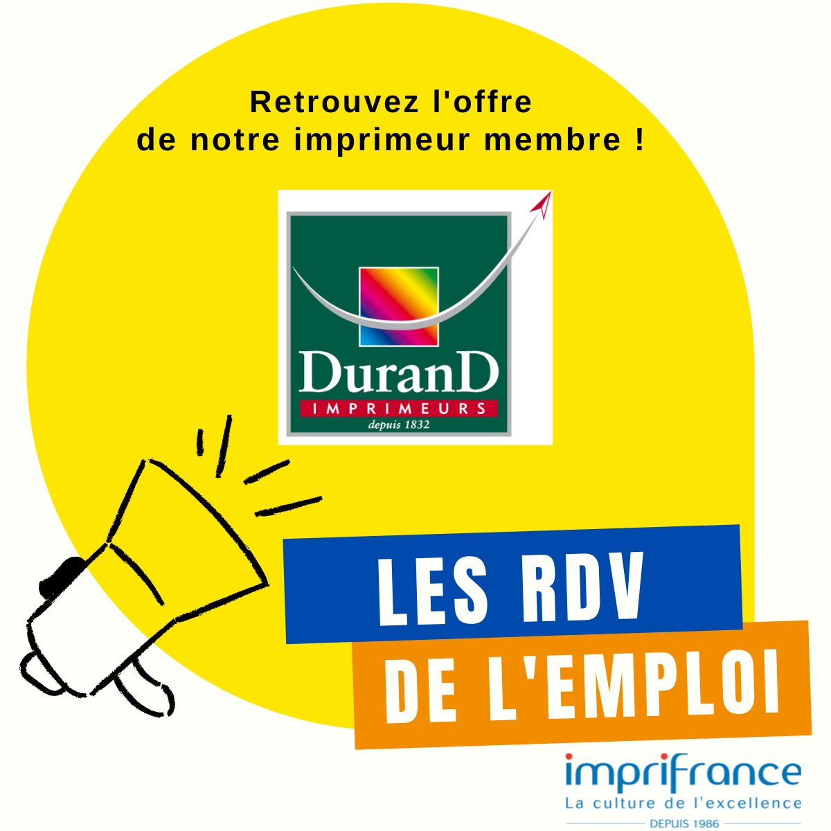 ImpriFrance's tweet photo. Les RENDEZ-VOUS DE L'EMPLOI, c'est TOUS les lundis et ça se partage !
Aujourd’hui : RESPONSABLE ADMINISTRATIF ET FINANCIER
https://t.co/mKSoXbnzOF https://t.co/uljlTQOPEa