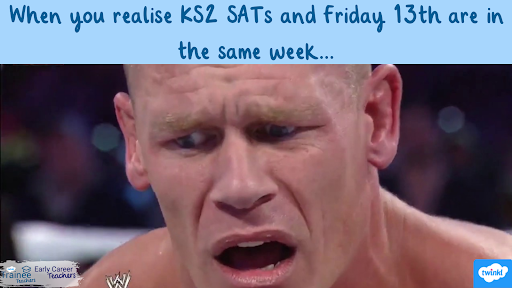 TraineeTwinkl's tweet photo. Good luck for SATs week KS2 teachers! π€
#edutwitter #ECT #NQT #ECTKS1 #ECTKS2 #ECTKS3 #teachertwitter https://t.co/RBoh3BaagX