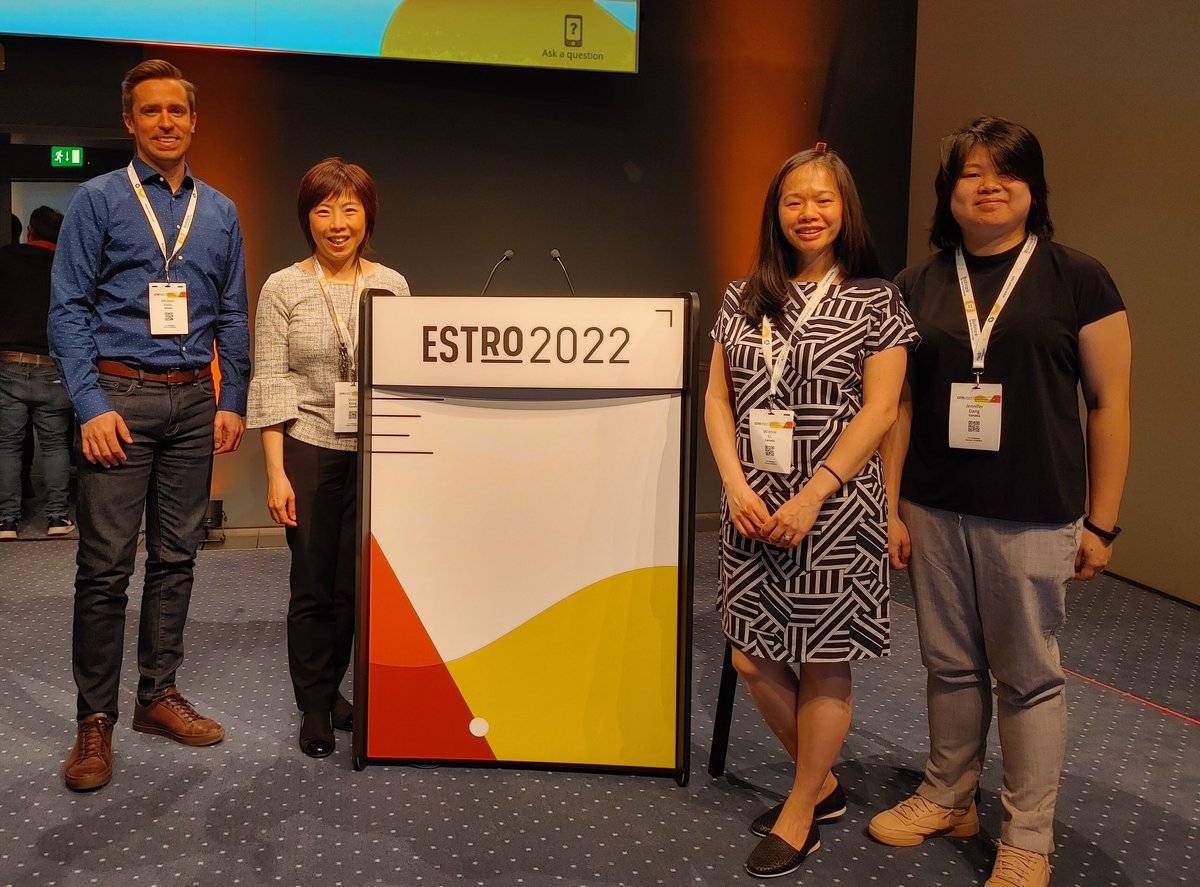 @RadMedPM RTTs representing at #ESTRO2022! #alwaysadapt @MikeVelec @UofTDRO