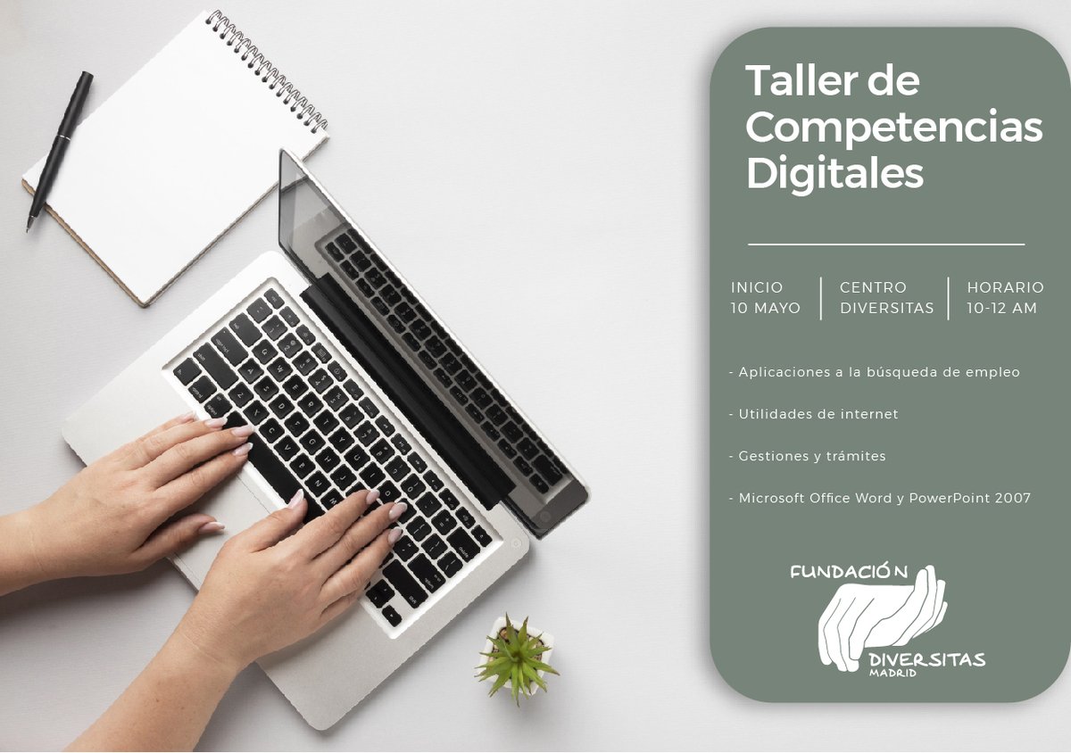 Mañana martes 10 de mayo da comienzo una nueva edición del curso de #competenciasdigitales El objetivo es fomentar la capacitación laboral y adquirir nuevos conocimientos que faciliten el acceso a trabajos cualificados.
#formaciondigital #capacitacionempresarial