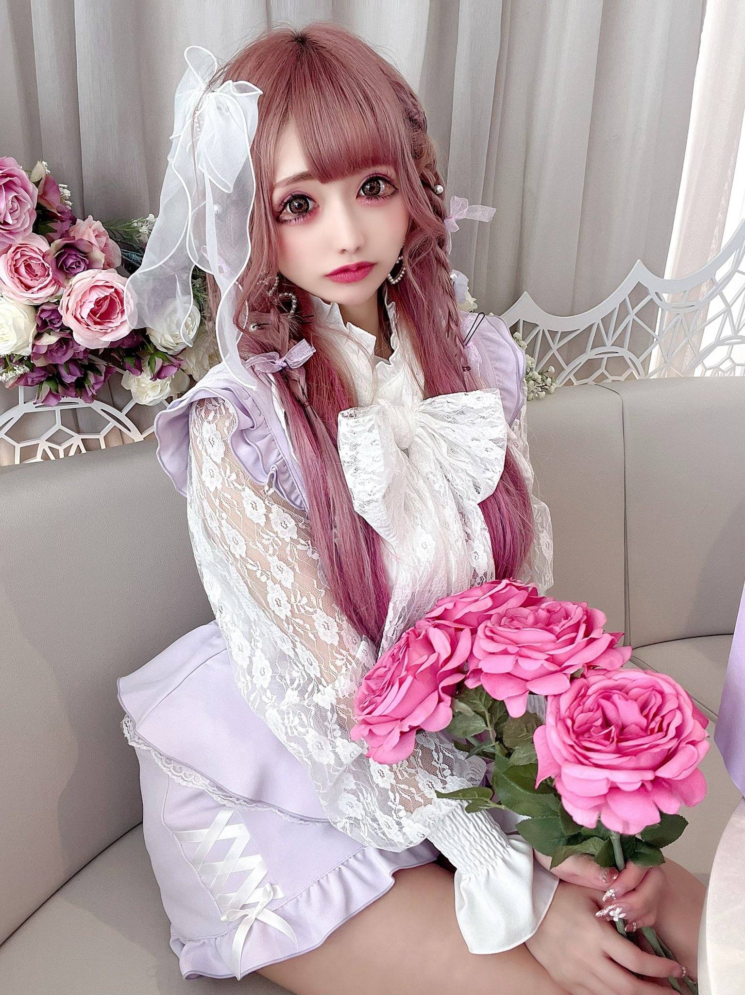 MA✽RS♡Princess Melody♪桜咲姫奈♡ローズ♡薔薇♡ネックレス♡バラ