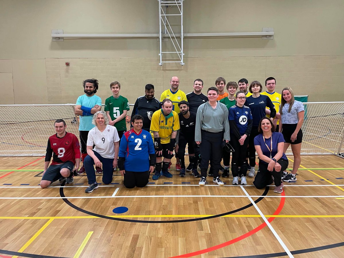 Nottsgoalball's tweet photo. We enjoyed a fantastic day of goalball on Saturday with @SYGoalballClub @WYGoalball. A big thank you to Kathryn, Kirsty and all of the players who joined in with the fun! @GoalballUK @mysightnotts #goalballfamily #visport #inclusion #parasport https://t.co/6iHvN07jun