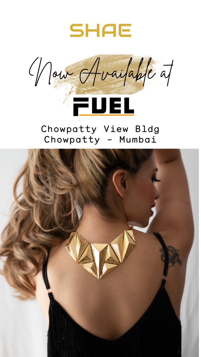 ShaeJewelry's tweet photo. We are now available at Fuel! Go check out our collections !! #shaecollections #fashion #Jewellery #mumbai #fashion #fashionjewellery https://t.co/cNuOtqxP5n