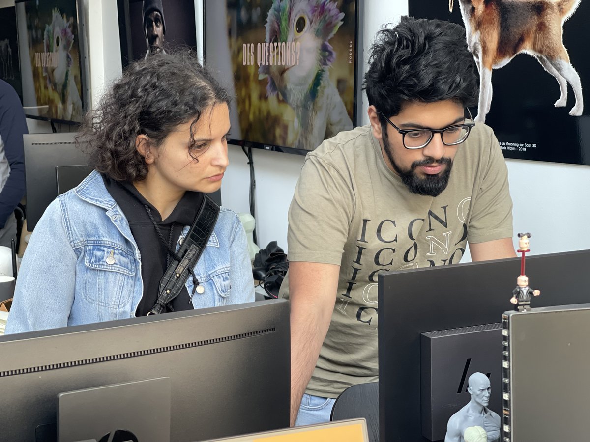 vfx_workshop's tweet photo. Nous avons accueilli Rodeo FX, le studio canadien :
Merci Romain PUIG, Yvon Jardel et Kenza Chehadi-Fonderflick !
Au programme, présentation du studio, Masterclass d'animation, et rencontre individuelle avec les étudiants !
#VFX #VFXWorkshop #EcoleVFX #Paris #Paris15 #WeLoveVFX https://t.co/0nrMXVAKxN
