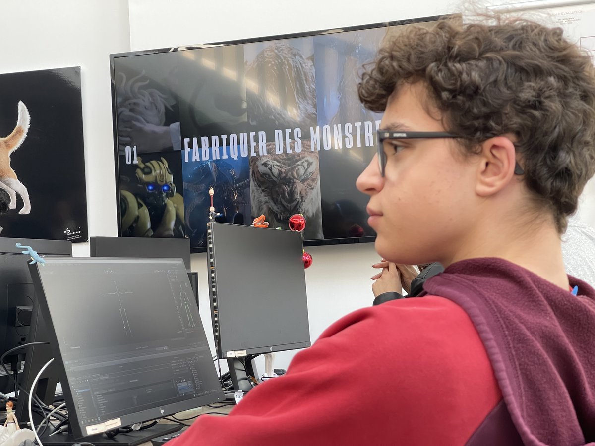 vfx_workshop's tweet photo. Nous avons accueilli Rodeo FX, le studio canadien :
Merci Romain PUIG, Yvon Jardel et Kenza Chehadi-Fonderflick !
Au programme, présentation du studio, Masterclass d'animation, et rencontre individuelle avec les étudiants !
#VFX #VFXWorkshop #EcoleVFX #Paris #Paris15 #WeLoveVFX https://t.co/0nrMXVAKxN