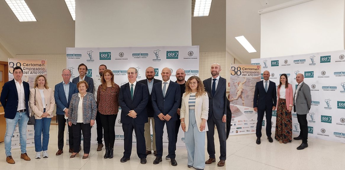 1aingenieros's tweet photo. Hoy nuestro CEO @ricardofortuoso recoge, en el 38 certamen empresario del año @empresario_Va organizado por @UVa_es, el premio Sector servicios. Enhorabuena a @GMiguelvergara,@BODEGAJOSPARIEN  @Olibher1965,@aviporc @Inexosoluciones, @natursnacks,@asprona. https://t.co/PtrQuoDutJ