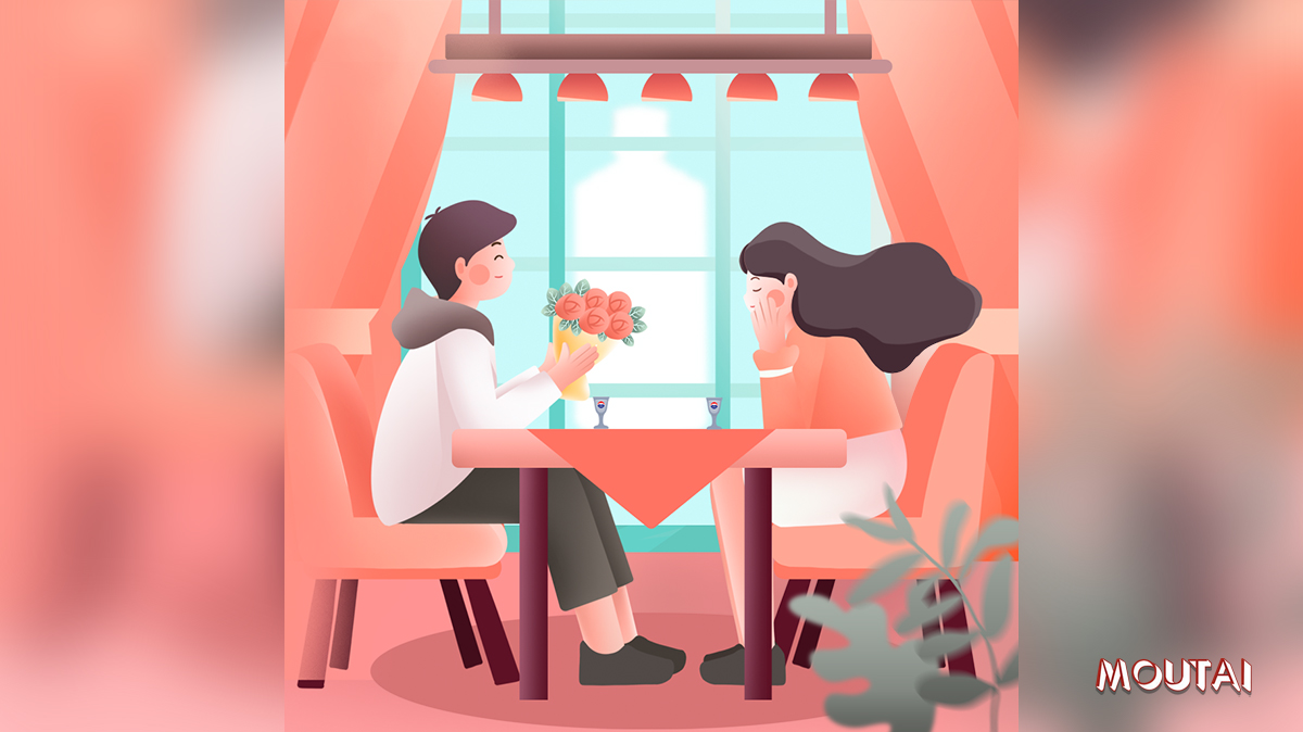 MoutaiGlobal's tweet photo. When the girl opens her eyes, she will find that the good liquor is not the only thing she will share with the one she loved, but also #moresurprises and happy moments for the rest of her life. #WeHaveMore https://t.co/PDi9eCHCMg