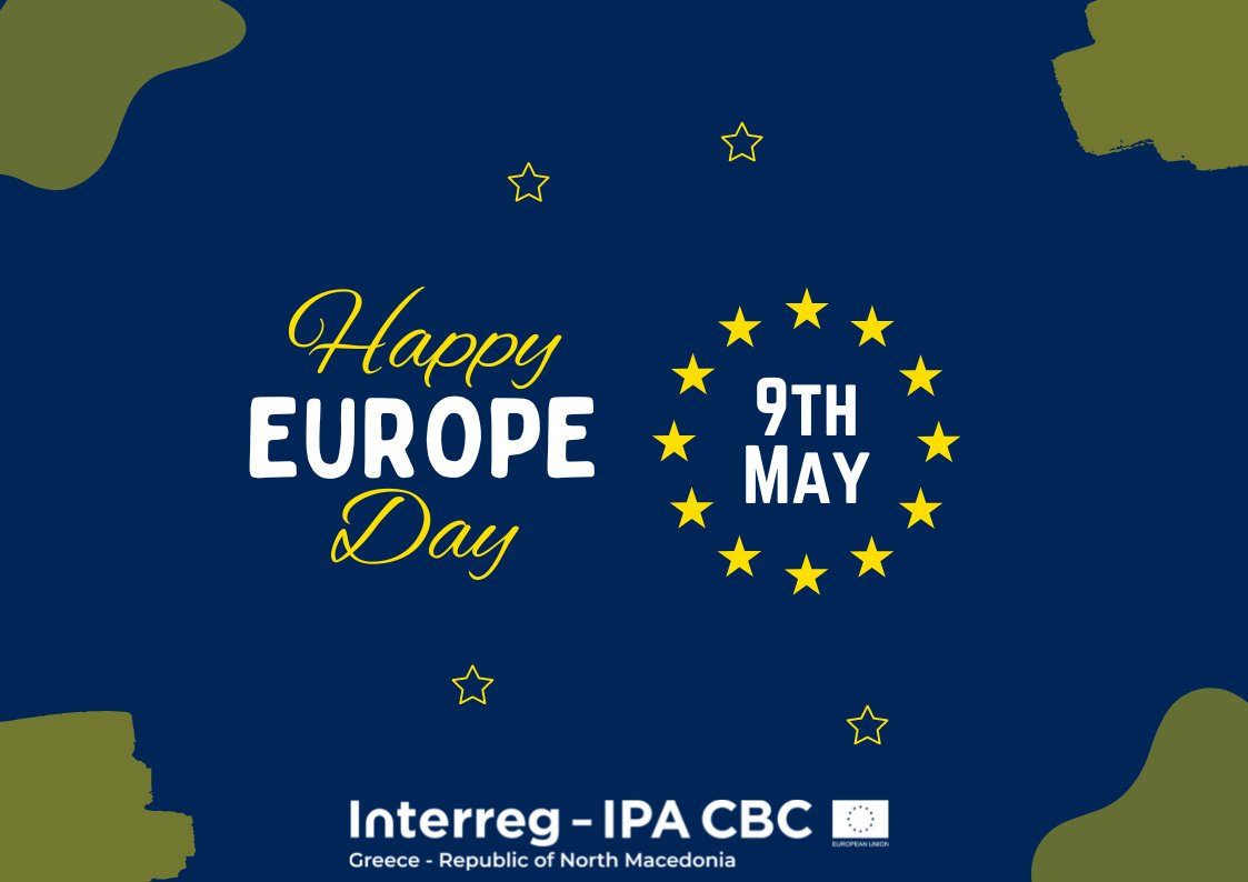 InterregIPACBC's tweet photo. Happy #EuropeDay2022! 🇪🇺
Europe Day is observed on 9th May. The date commemorates the anniversary of the 'Schuman declaration' in 1950, which proposed the creation of a European Coal and Steel Community, the forerunner to the European Union. https://t.co/1BtIUGSJOu