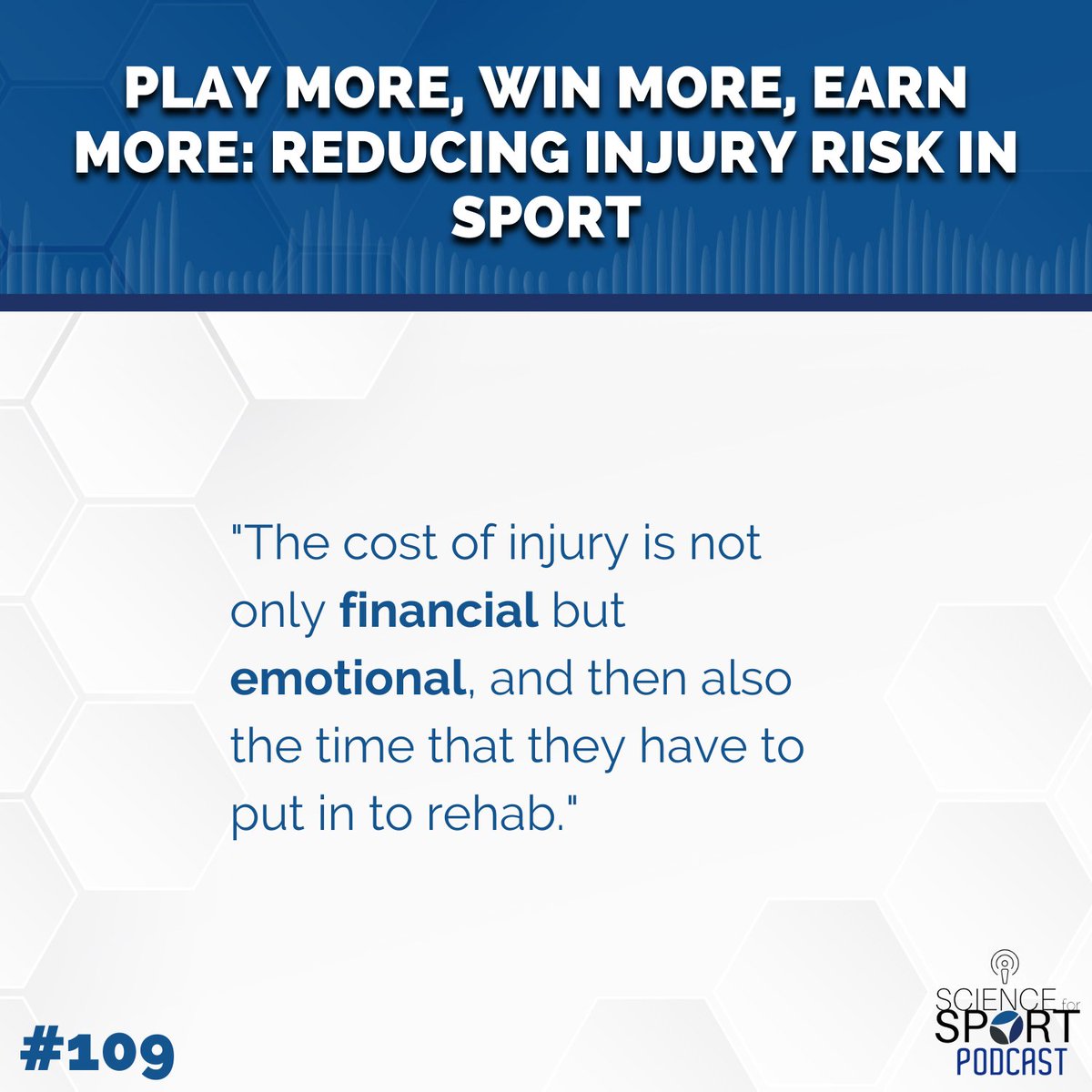 ScienceforSport's tweet photo. 👉 The impact of injuries on athletes
👉 What can actually be done in the gym to reduce injury risk
👉 What *not* to do for reducing injury risk 🙅 

Click the link join our host @Matt_Solomon110 and listen to @CoachWoodford talk injury reduction 🤕 https://t.co/h1c3r7m0fN https://t.co/LnMp0l3m4t