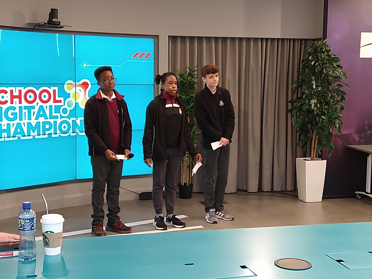 St Oliver's CC (@stoliverscc) on Twitter photo SUCCESS AT SCHOOL DIGITAL CHAMPIONS!
Well done to 2nd Yr students Warren, Olamide & Joel on their excellent presentation at the School Digital Champion Showcase event which was streamed live from <a href="/dogpatchlabs/">Dogpatch Labs</a> to over 200 schools around Ireland. SUCCESS AT SCHOOL DIGITAL CHAMPIONS!
Well done to 2nd Yr students Warren, Olamide & Joel on their excellent presentation at the School Digital Champion Showcase event which was streamed live from <a href="/dogpatchlabs/">Dogpatch Labs</a> to over 200 schools around Ireland.