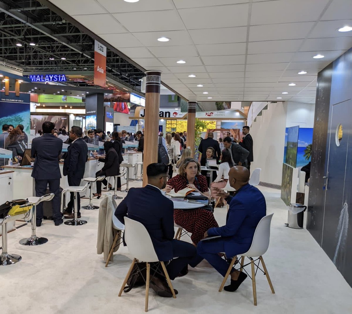 visitmaldives's tweet photo. We are thrilled to return to the @ATMDubai  to promote the Maldives, our tourism products, experiences, and various offers to the Middle Eastern market and beyond!
Visit our stand to connect with the #SunnySideofLife!

#WorldsLeadingDestination2021 #VisitMaldives https://t.co/ON6iJwNaeL