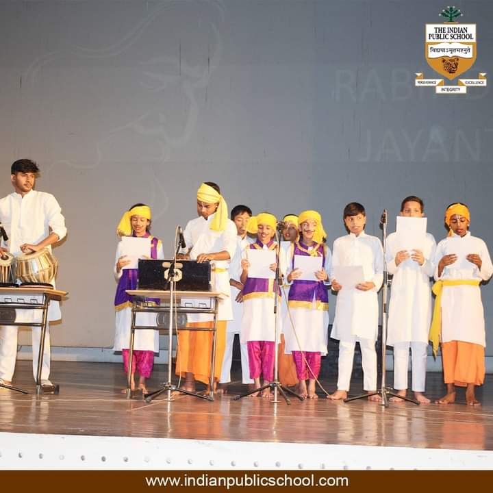 IpsDdn's tweet photo. The school celebrated Ravindra Jayanti on the birth anniversary of Dr Rabindra Nath Tagore today, with inspiring thoughts, cultural dance presentations and informative speeches to bring alive the great poet and revolutionary.
#ipsisthebest #ipsRocks #bestboardingschool https://t.co/fpADnjAamZ