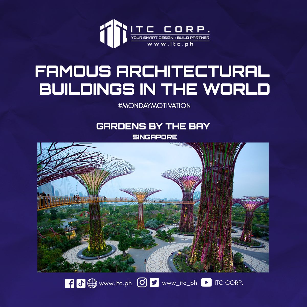 www_itc_ph's tweet photo. Do you ever wonder what are the most famous architectural structures around the globe? Here is our very own top 5 list that will surely make you want to visit them! 

#design #DidYouKnow #architecture #building https://t.co/QNrqmDR53N