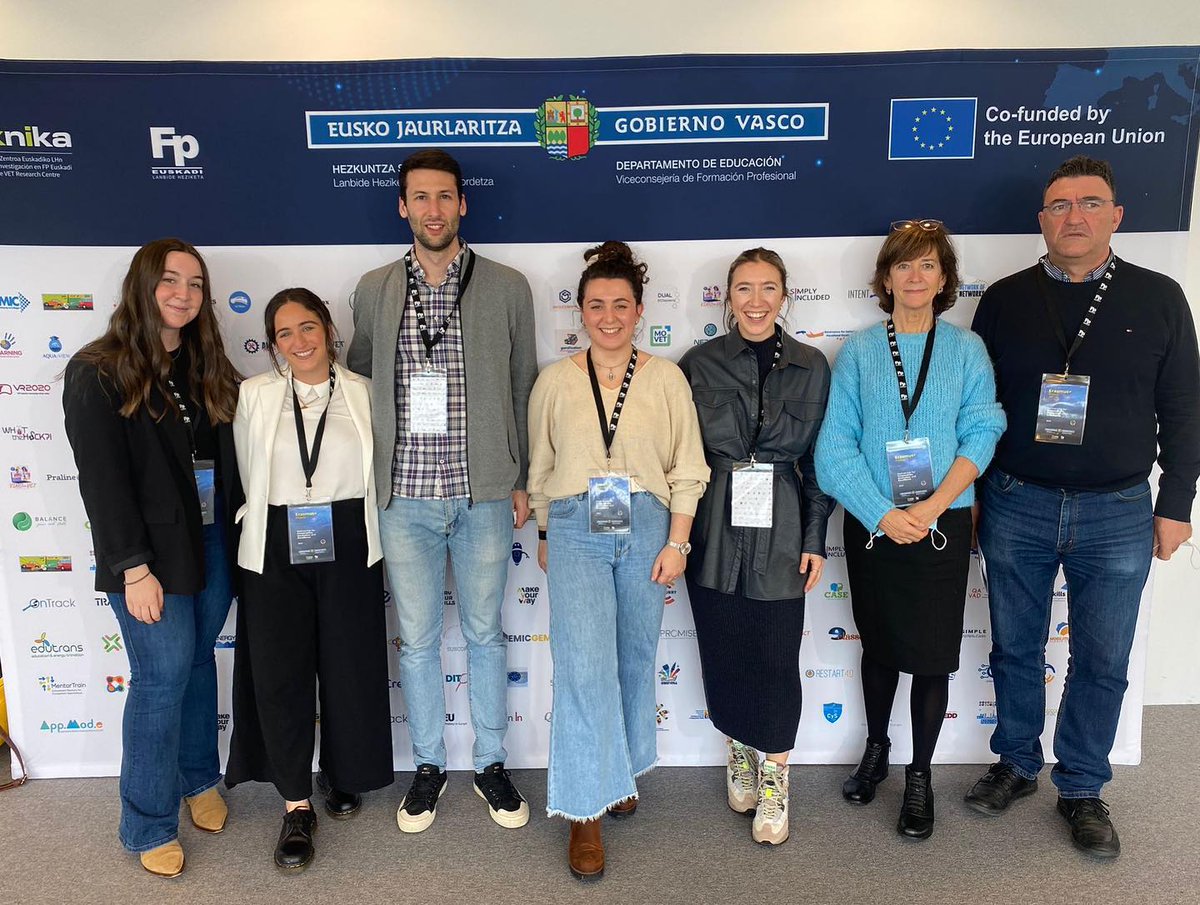 pit_innova's tweet photo. Txorierri took part in the European VET projects dissemination event organized by Tknika on April 7th 👏🏻
Our international team presented #Sysstem, #Paradigm #DTAM, #Bequel #PBrand4all, #SchoolStarterHub, #Dicystech, #3D2ACT
#europeanprojects #erasmusplus #tknika https://t.co/oNQiewQaoj
