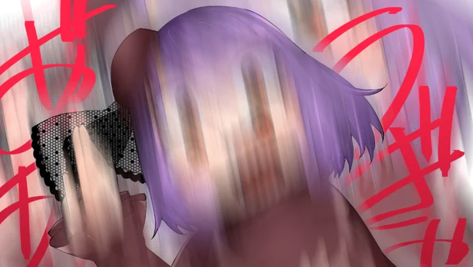 絵を加工してたらいい感じに怖い顔になって笑ってる 