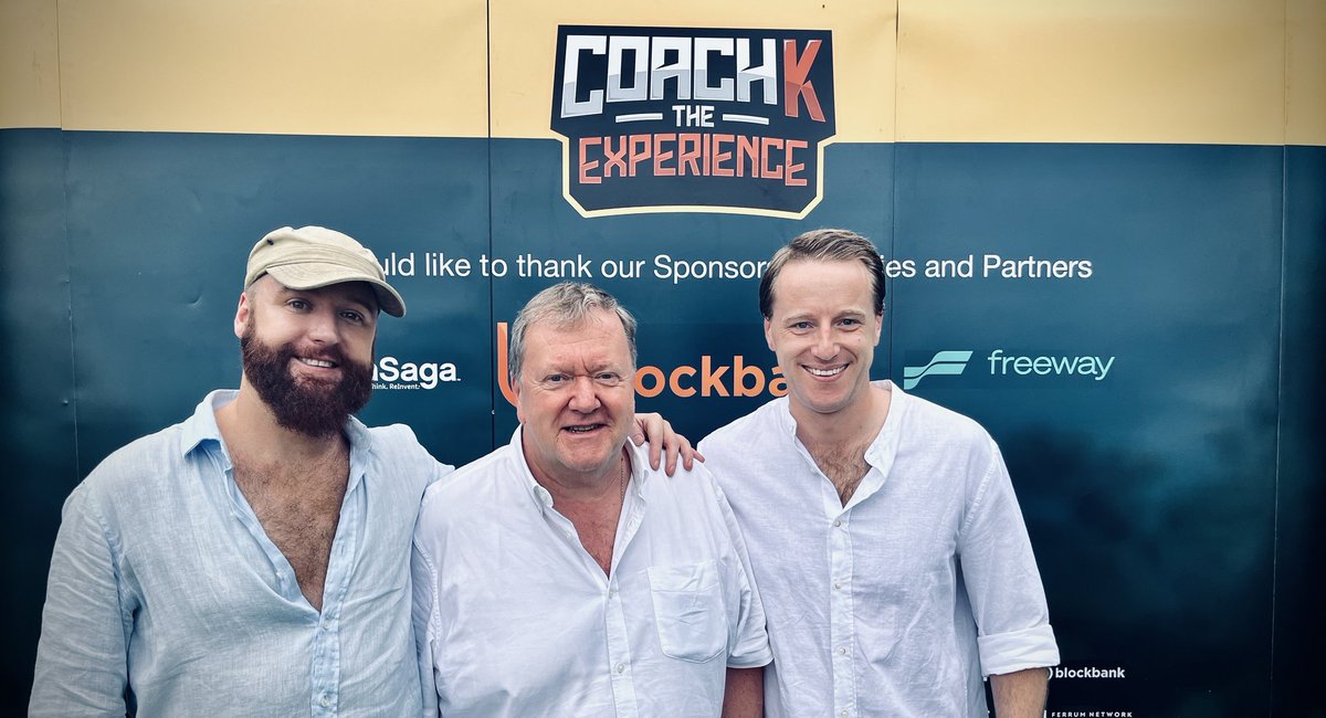 FreewayFi's tweet photo. 🌏 Kicking off the Freeway world tour,  the first stop is at @Coachkcrypto conference in Thailand 🙌

A once-in-a-lifetime networking event with some of the brightest minds in the Crypto and Blockchain ecosystem!

The team has all the linen out on Day 1!

@ck_conference

$FWT 🇹🇭 https://t.co/q4QWsUtfxw
