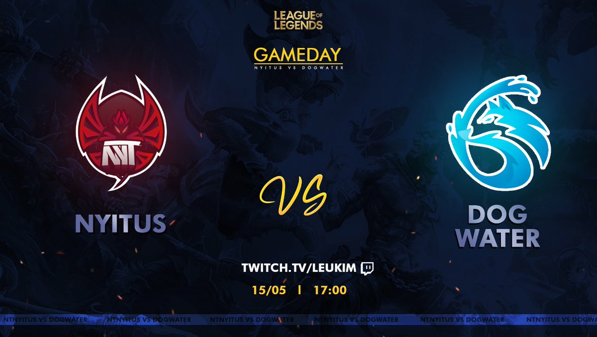 TeamNyitus's tweet photo. Hoy jugamos la 4º Jornada de la 3º División de la @LEAmateur_ . 
!A por la segunda victoria consecutiva!
 
⏰ 17:00
🆚 @DogWaterLEA
🏆 @LEAmateur_

📺 https://t.co/jxT2FOYiJj

#AnotherNyitusDiff 😈 https://t.co/dm4ravFB0d