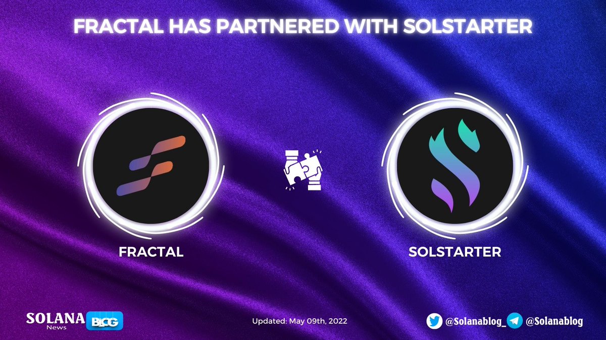 Solanablog_'s tweet photo. ๐ฅณ @fractalprtcl has partnered with @solstarterorg
#Fractal's technology is ensuring that all users engaging with #Solstarter are verified, making every #IDO more fair and safe ๐คฉ
#SolanaBlog #Solana $SOL #Fractal #Solstarter https://t.co/Kgf1dT8uMs
