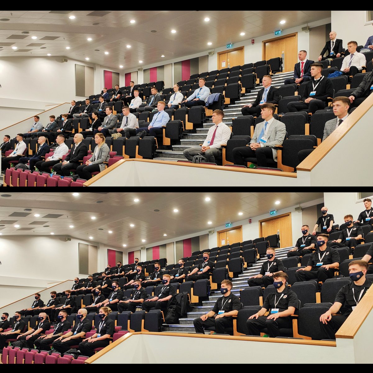 sfrs_trainees's tweet photo. Welcome to the 36 new trainees of course T3/22, starting their first day at @fire_scot NTC Cambuslang. What a difference putting on the uniform makes!  #T322 #Standards #Pride #Futurefirefighters #WeAreSFRS https://t.co/SFvmWUZHrD