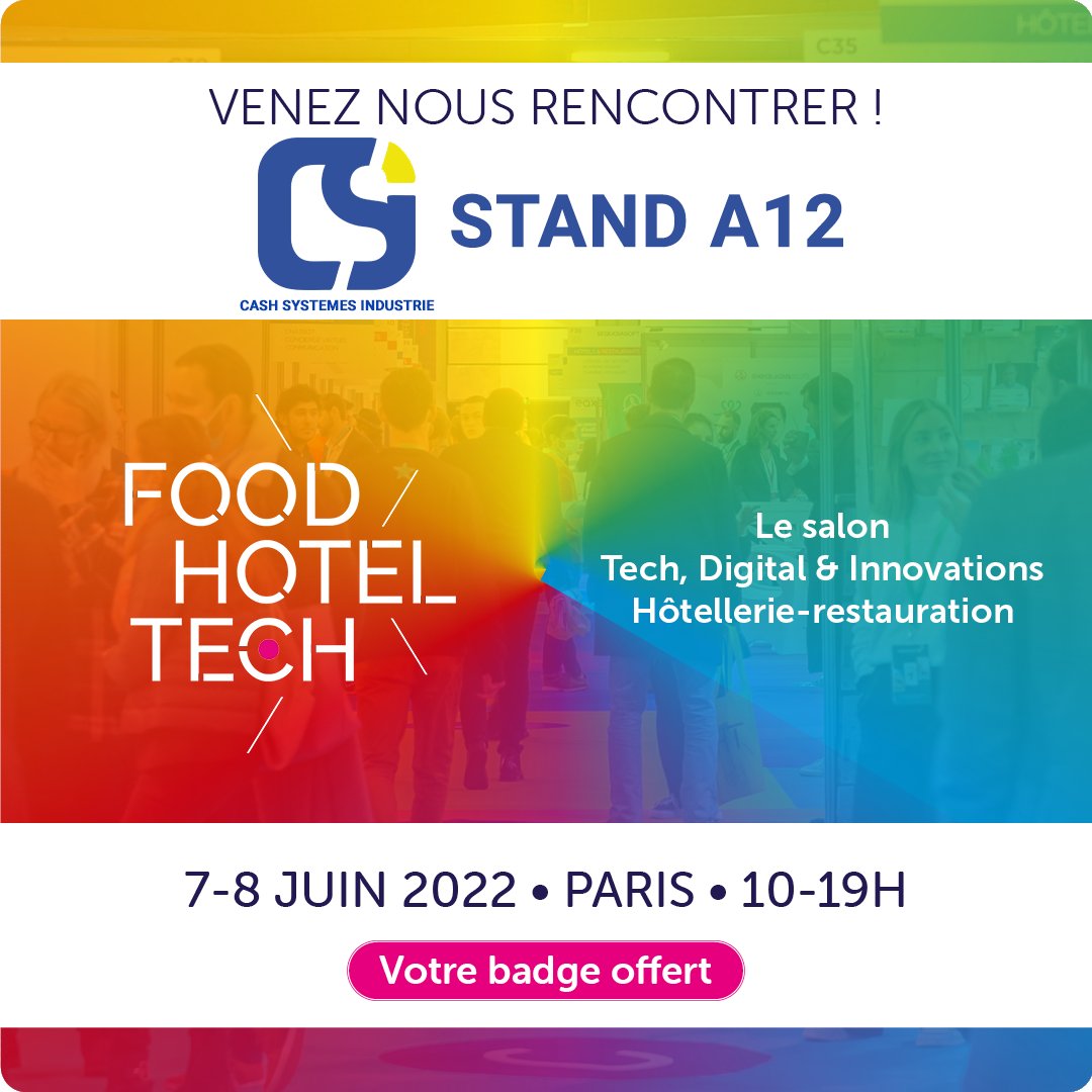 cashsystemes's tweet photo. CSI sera présent au FHT le 7-8 Juin ! RDV le 23 Mai pour découvrir un aperçu de nos nouveautés sur nos réseaux sociaux !
Venez rencontrer nos équipes sur places 🤝🤝
https://t.co/8zOr7oe5ro

#FHT #FHTPARIS #Digital https://t.co/EUVc3VBJ3J