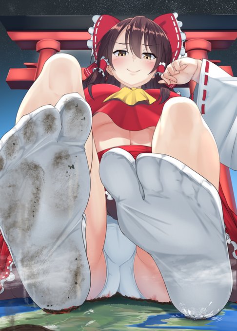 [skeb]日本に聳える博麗霊夢 