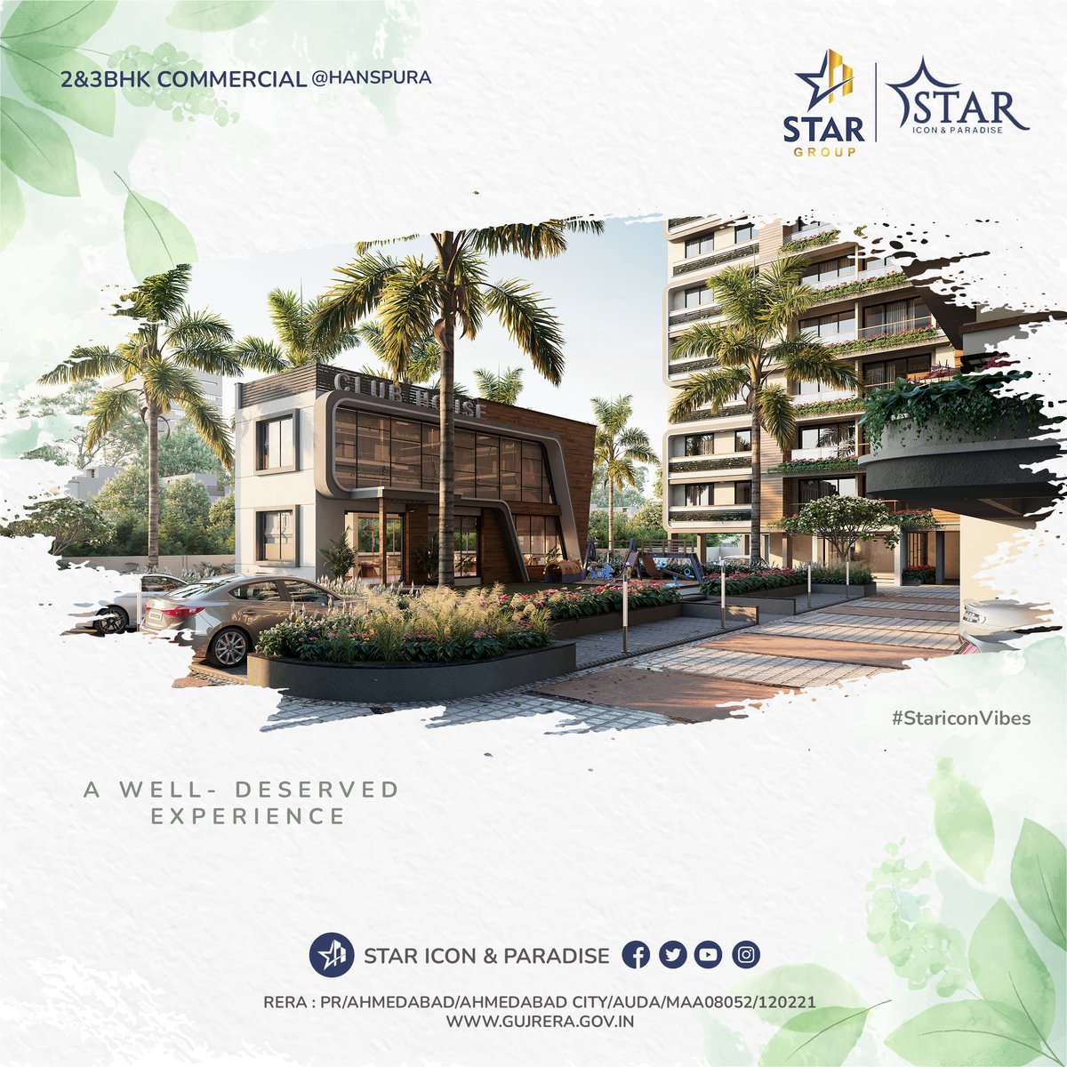 thestargroupp's tweet image. 2 &amp;amp; 3 BHK #PrestigiousApartments &amp;amp; #CommercialShops @HANSPURA

Visit the #SampleHouse and get a glimpse of perfection🏡@#𝑺𝒕𝒂𝒓𝑰𝒄𝒐𝒏𝒂𝒏𝒅𝑷𝒂𝒓𝒂𝒅𝒊𝒔𝒆 

📲+91 9601607462
💬wa.me/919601607462

#Hanspura #Ahmedabad #RealEstateAhmedabad #StarGroup #2BHKFlats #3BHKFlats