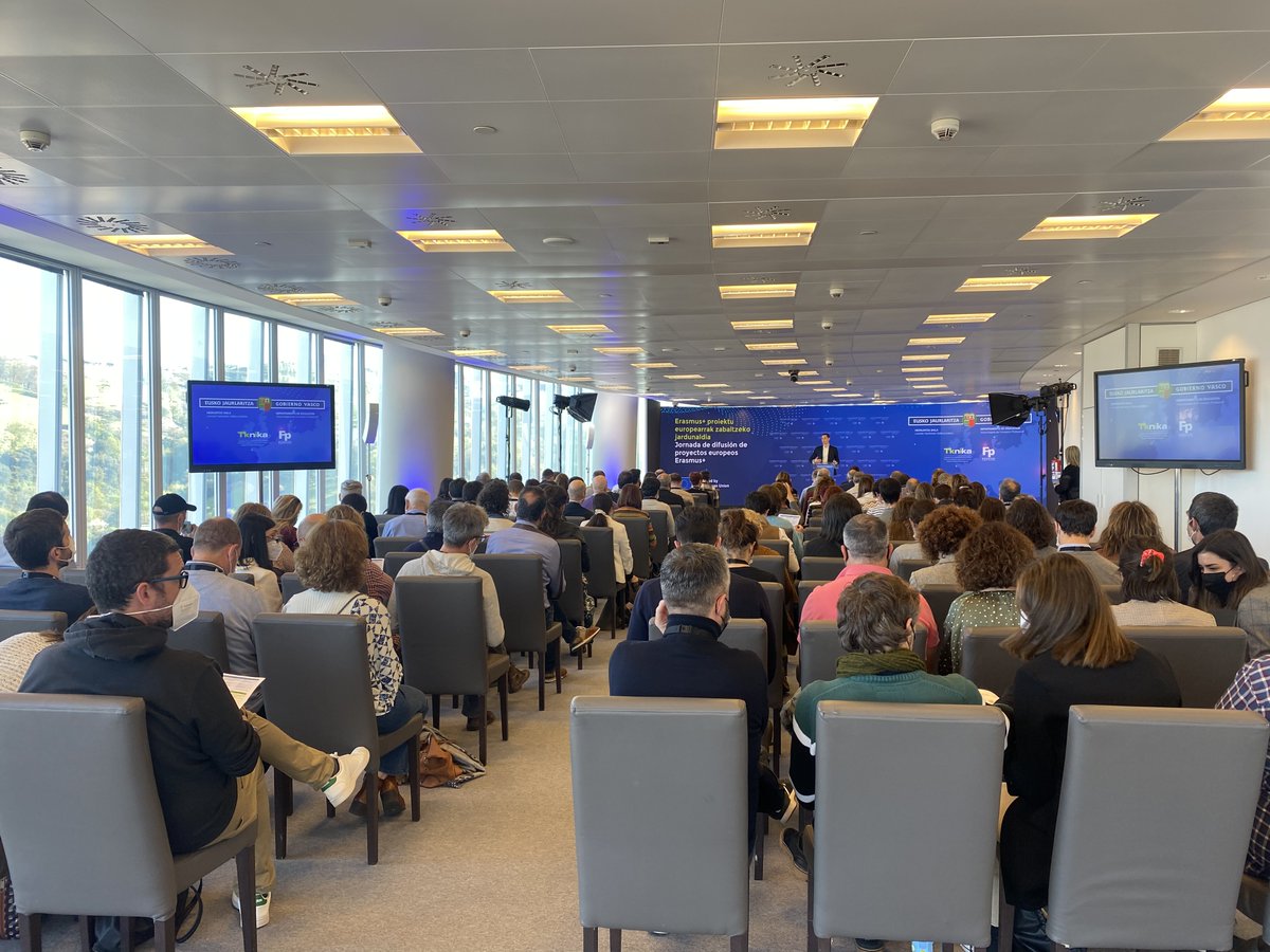 pit_innova's tweet photo. Txorierri took part in the European VET projects dissemination event organized by Tknika on April 7th 👏🏻
Our international team presented #Sysstem, #Paradigm #DTAM, #Bequel #PBrand4all, #SchoolStarterHub, #Dicystech, #3D2ACT
#europeanprojects #erasmusplus #tknika https://t.co/oNQiewQaoj