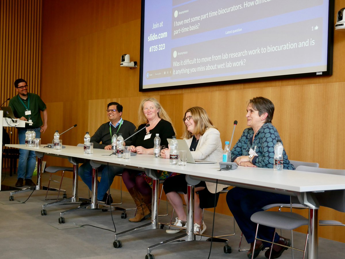 UCLgene's tweet image. Enjoyed contributing to the careers workshop at ISB UK-local biocuration conference #ukbiocuration2022. A range of insights provided by Sameer Velankar @emblebi, Jane Lomax @jl242, Eleanor Stanley @Genomicsplc @biocurator #biocuration #bioinformatics