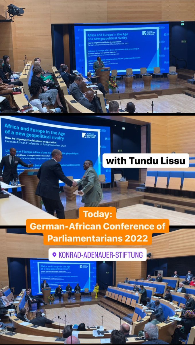 🧵(1/2) This morning, our German-African Conference of #Parliamentarians 2022 was officially opened by @gerhardwahlers and <a href="/tundulissu1/">Tundu Lissu</a>. We are looking forward to exciting discussions with participants from more than ten countries! 🌍