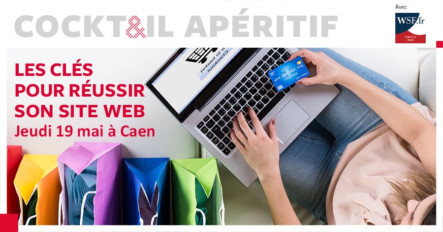 Envie de détenir toutes les clés pour réussir votre #site #web ? Rendez-vous le 19 mai à Caen pour un cocktail apéritif avec nos experts <a href="/Sdeloges/">Sabine DELOGES</a> et Anthony Courzadet de #Fidal, accompagné de <a href="/DylanTouyon/">TOUYON Dylan</a> 
 de l'Agence WSF :
+ d'infos >> bit.ly/3EKXZki
#ecommerce