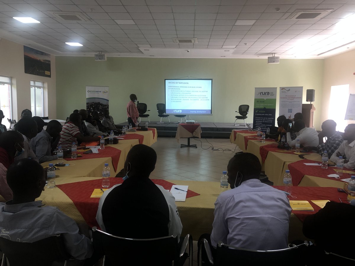 Happening Now: Enviroserve in partnership with <a href="/RURA_RWANDA/">Rwanda Utilities Regulatory Authority - RURA</a> &amp; <a href="/giz_rwanda/">GIZ Rwanda</a> is training 60 technicians in Kigali city on Proper Disposal of electrical and electronic equipment towards a sustainable E-waste management in Rwanda.<a href="/MberaOliver/">Mbera Olivier</a> <a href="/sinayobye51/">Sinayobye13</a> <a href="/MihigoFelix1/">Mihigo Felix</a>