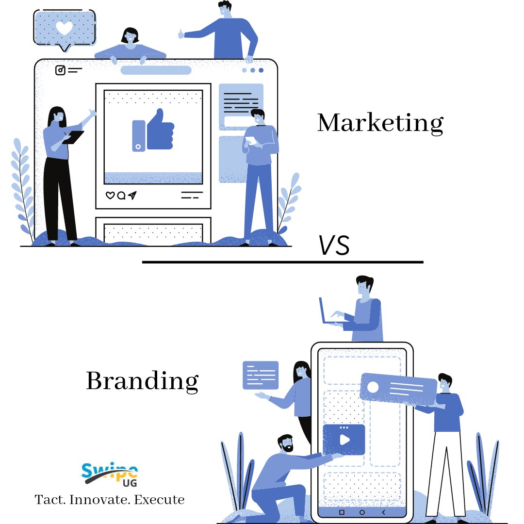 SwipeUg's tweet photo. Marketing and Branding are two different components of a business. However, they both contribute to the success of the other when applied correctly. 

Let's transform your business. Get in touch with us today. 

#brandmanagement
#marketing101
#digitalmarketing
#socialadvertising https://t.co/wJG8ms5Xne