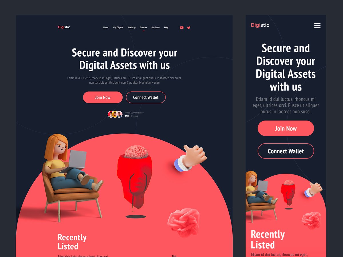 webduck_design's tweet image. elements.envato.com/digistic-nft-m…

#NFTs #Futures #technologynews #Futures #Website #landingpage #Website #homepage @technology @nft