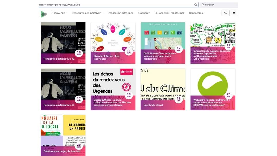 LaBase_NA's tweet photo. Joli mois de mai à #LaBase !
Rdv ici : https://t.co/tWO40nuY8M
#innovation #IP #osonslesderniersjoursheureux #opengovweek #transitions #climat #ripostecreativeterritoriale #wiki #zerowaste #democratie #participation #alimentation #bio #LaboMobiles #Labonautes https://t.co/Ssnh7dTkXd