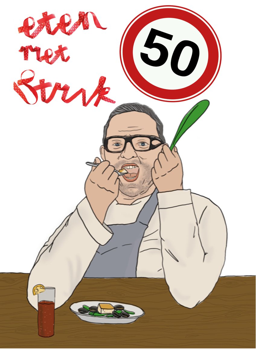 Chefstrik's tweet photo. Onze Chef Strik is vandaag 50 jaar geworden. Van harte gefeliciteerd Chef en nog vele jaren namens team Stadhuis en team Sjiek! #ouwezak #50ishetnieuwe75 #hetaftellenisbegonnen #strik #schiedam #jarig #abraham #sara #gefeliciteerd #mosterd https://t.co/89CyOxNSJm