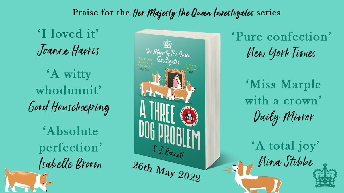 ZaffreBooks's tweet photo. Three reasons to read #AThreeDogProblem
👑 These amazing reviews
👑 These amazing corgis
👑 This amazing tweet
Give your bookshelf the royal treatment with @sophiabennett ✨ https://t.co/BU1Hx1RwrU https://t.co/tqj08PtFWd